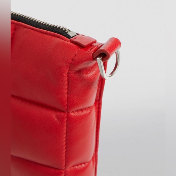 ALLSAINTS
Leather Eve Quilted Cross-Body Bag - Red - Picture 3 of 9